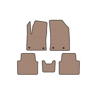 Резиновые Коврики Carsuit (Бежевые) Citroen C-3 Aircross 2017-2024 гг. фото 1