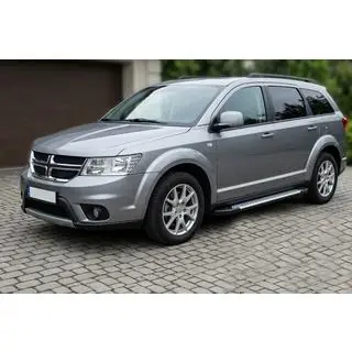 Боковые пороги Allmond Grey (2 шт., алюминий)