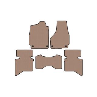 Резиновые коврики Carsuit (2009+, 5-местный/Двойная кабина, бежевые) Dodge RAM (DS/DJ/D2) 2009–2024 гг. фото 1
