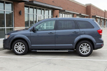 Dodge Journey 2008-2020 гг. Боковые пороги RedLine V1 (2 шт., алюминий) фото 1