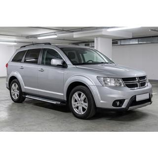Боковые Подножки Line (2 шт., Алюминий) Dodge Journey 2008-2020 гг. фото 1