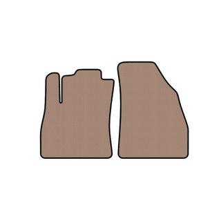 Передние резиновые коврики Carsuit (Бежевые) Fiat Fiorino/Qubo 2008-2024 гг. фото 1