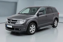 Dodge Journey 2008-2020 гг. Боковые Подножки Rainbow (2 шт., Алюминий) фото 1