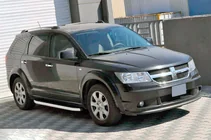 Dodge Journey 2008-2020 гг. Боковые Подножки Fullmond (2 шт., Алюминий) фото 2