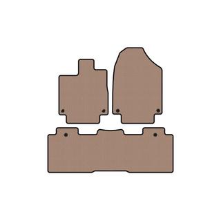 Резиновые коврики Carsuit (2 ряда, бежевые)