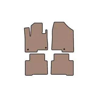 Резиновые коврики Carsuit (2 ряда, для Grand, бежевые) фото 1