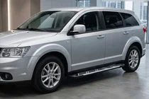 Fiat Freemont 2011-2016 гг. Боковые Подножки Sunrise (2 шт., Алюминий) фото 1
