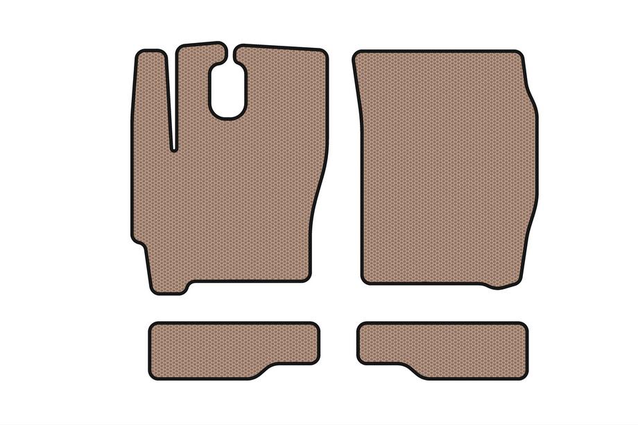 Iveco Eurocargo 2002-2008 гг. Резиновые Коврики Carsuit (Бежевые) Image
