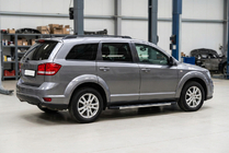 Fiat Freemont 2011-2016 гг. Боковые Подножки Duru (2 шт., Алюминий) фото 1