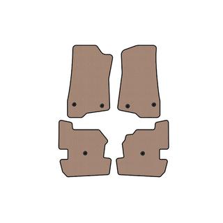 Резиновые Коврики Carsuit (Бежевые) Jeep Wrangler 2018- гг. фото 1