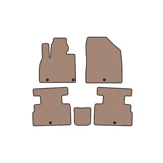 Резиновые коврики Carsuit (2 ряда, 7-местный, бежевые) фото 1