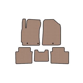 Резиновые коврики Carsuit (2018-2021, бежевые) фото 1
