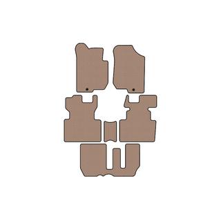 Резиновые коврики Carsuit (2006-2012, 3 ряда, 7-местный, бежевые) фото 1