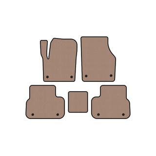 Резиновые коврики Carsuit (2014-2019, 2 ряда, бежевые) Land Rover Discovery Sport 2014- гг. фото 1