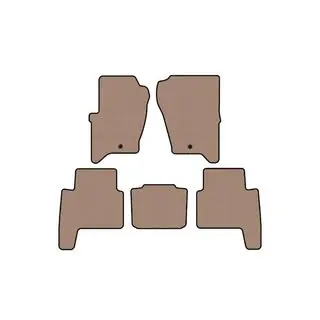 Резиновые коврики Carsuit (2005-2009, бежевые) фото 1