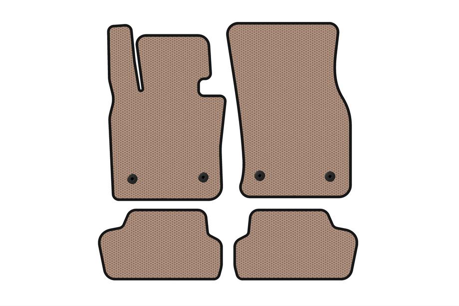 Mini Cooper F55/56/57 2014-2023 гг. Резиновые коврики Carsuit (для F56, бежевые) Фото 1