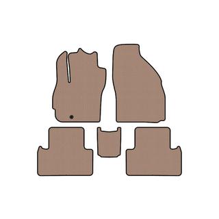 Резиновые коврики Carsuit (2 ряда, 7-местный, бежевые) фото 1