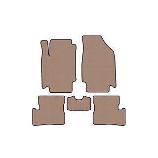 Резиновые Коврики Carsuit (HB, Бежевые) Nissan Micra K12 2003-2010 гг. фото 1