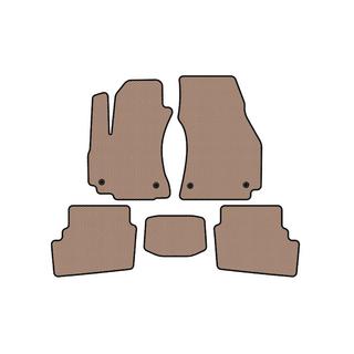 Резиновые коврики Carsuit (2 ряда, 2003-2005, 7-местный, бежевые) Opel Zafira A 1998-2005 гг. фото 1
