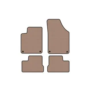 Резиновые Коврики Carsuit (Бежевые)