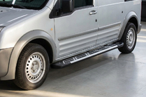 Ford Connect 2002–2006 гг. Боковые Подножки Sunrise (2 шт., Алюминий) фото 1