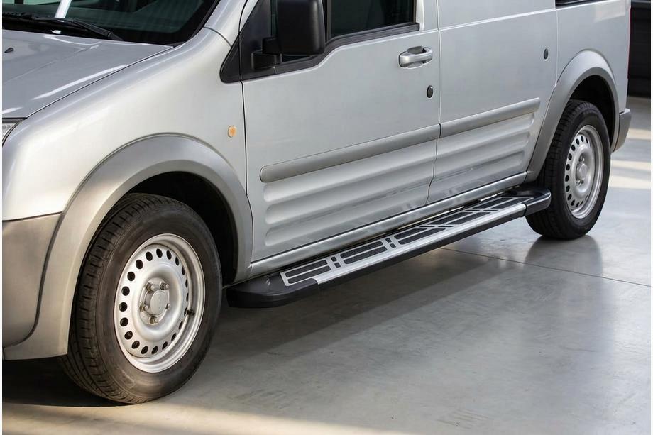 Ford Connect 2002–2006 гг. Боковые Подножки Sunrise (2 шт., Алюминий) Image