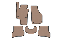 Seat Altea 2004-2015 гг. Резиновые Коврики Carsuit (Бежевые) фото 1