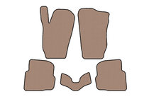 Seat Cordoba 2000-2009 гг. Резиновые коврики Carsuit (SD, бежевые) фото 1