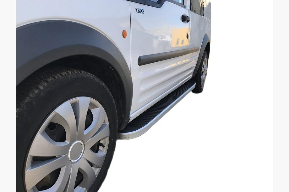 Ford Connect 2002–2006 гг. Боковые Подножки Tayga (2 шт., Алюминий) Стандартная база Фото 12