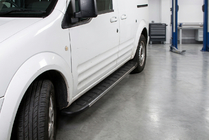 Ford Connect 2006–2009 гг. Боковые Подножки Duru (2 шт., Алюминий) фото 1