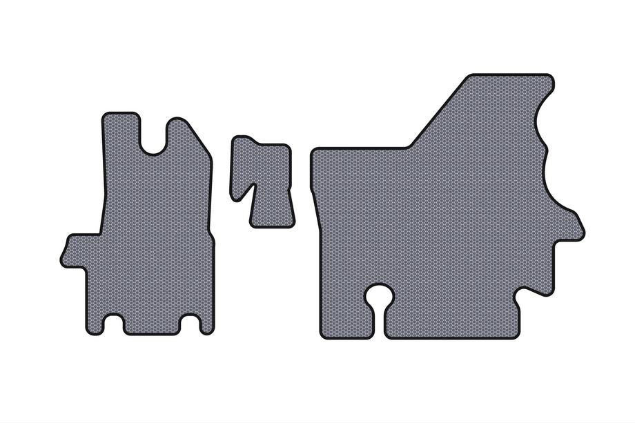 Renault Master 1998-2010 гг. Резиновые коврики Carsuit (1998-2003, серый) Image