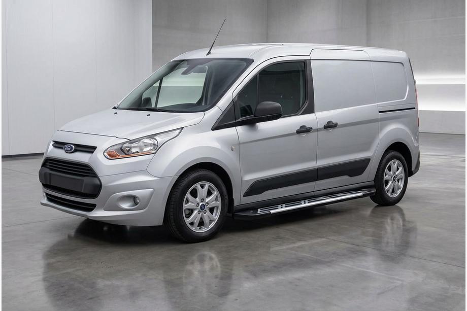 Ford Connect 2014-2021 гг. Боковые Подножки Sunrise (2 шт., Алюминий) Image