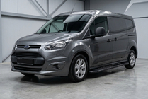 Ford Connect 2014-2021 гг. Боковые пороги Bosphorus Black (2 шт., алюминий) фото 1