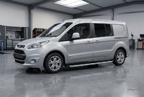 Ford Connect 2014-2021 гг. Боковые пороги Fullmond (2 шт., алюминий) фото 1