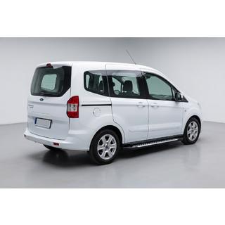 Боковые Подножки Line (2 шт., Алюминий) Ford Courier 2014-2023 гг. фото 1