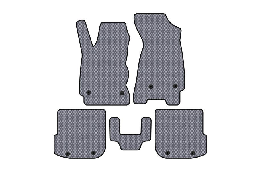 Audi A4 B5 1994–2001 гг. Резиновые коврики Carsuit (Седан, серый) Image