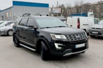 Ford Explorer 2011-2019 гг. Боковые пороги Fullmond (2 шт., алюминий) фото 1