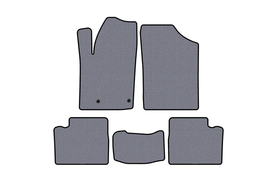 Citroen Berlingo 1996-2008 гг. Резиновые Коврики Carsuit (Серый) Image