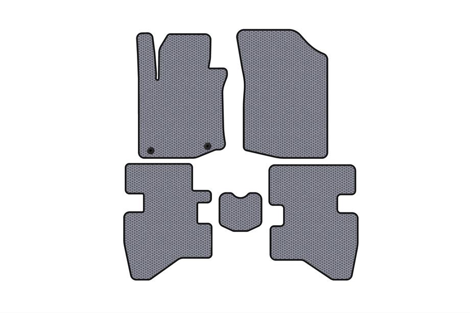 Citroen C-1 2005-2014 гг. Резиновые Коврики Carsuit (HB, Серый) Image