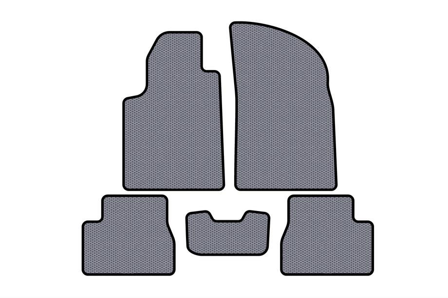 Citroen C-3 2002-2009 гг. Резиновые Коврики Carsuit (Серый) Image