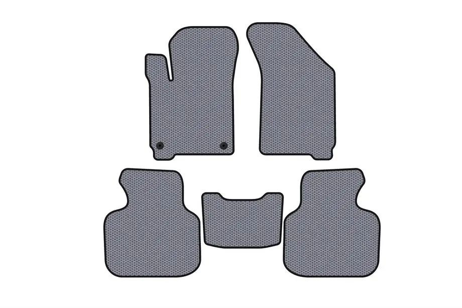 Dodge Journey 2008-2020 гг. Резиновые коврики Carsuit (2011-2020, 7-местный, серый) Image