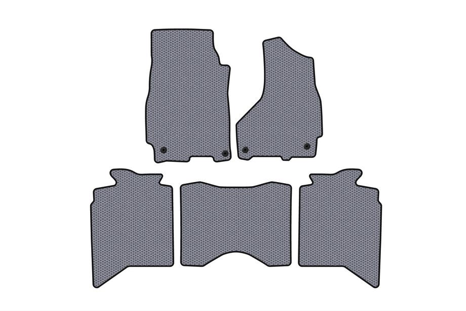 Dodge RAM (DS/DJ/D2) 2009–2024 гг. Резиновые коврики Carsuit (2013+, 5-местный, серый) Image