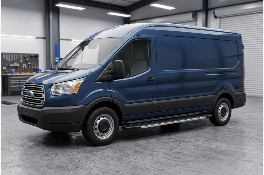Ford Transit 2000–2014 гг. Боковые Подножки Duru (2 шт., Алюминий) Image