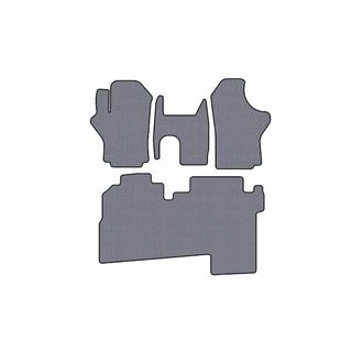 Резиновые коврики Carsuit (2004-2007, 2 ряда, 8-местный, серый) Hyundai H200, H1, Starex 1998-2007 гг. фото 1