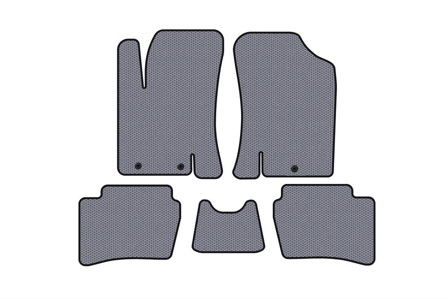 Hyundai I-20 2008-2012 гг. Резиновые Коврики Carsuit (HB, Серый) Image