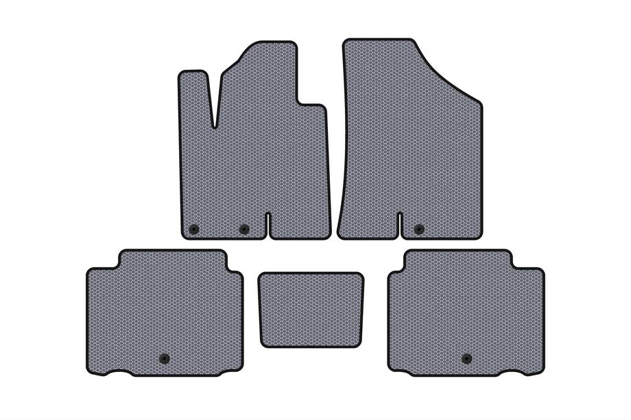 Hyundai IX55 2007-2012 гг. Резиновые Коврики Carsuit (Серый) Image