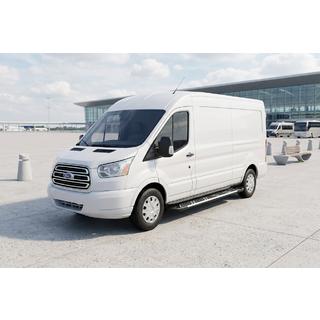 Боковые Подножки Sunrise (2 шт., Алюминий) Ford Transit 2014- гг. фото 1