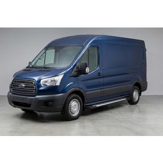 Боковые Подножки Line (2 шт., Алюминий) Ford Transit 2014- гг. фото 1