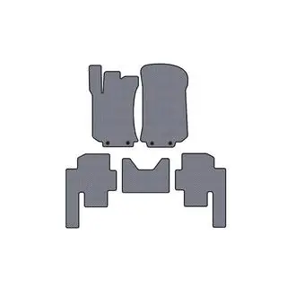 Резиновые Коврики Carsuit (2 Ряда, Серые) фото 1