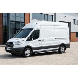 Боковые Подножки Fullmond (2 шт, алюминий) Ford Transit 2014- гг. фото 1